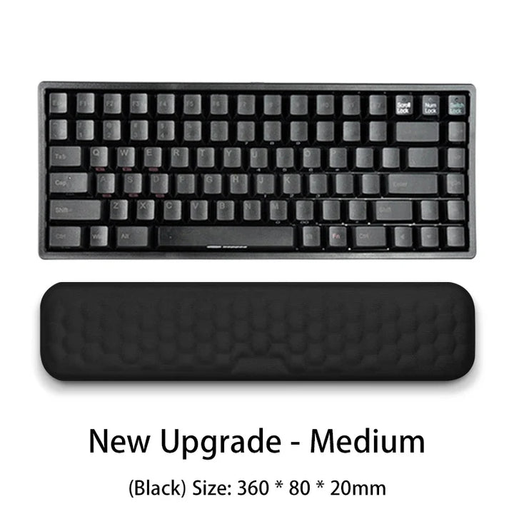BowLift | SilentaPad Wrist Rest | Ergonomic Mouse Pad with Memory Foam & Massage Area | For PC, Laptop & Gaming