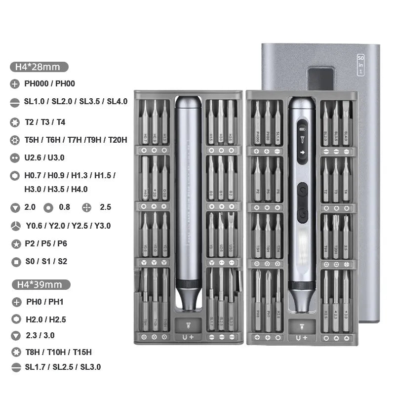 BowLift | 51 in 1 Cordless Electric Screwdriver Set