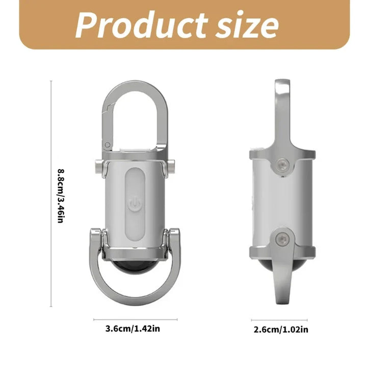 LED Pocket USB Rechargeable Keychain Light | Bowlift