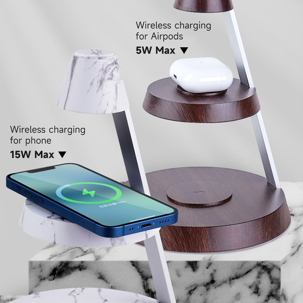 BowLift | Desktop Powerhouse Multi-Device Wireless Charger Stand
