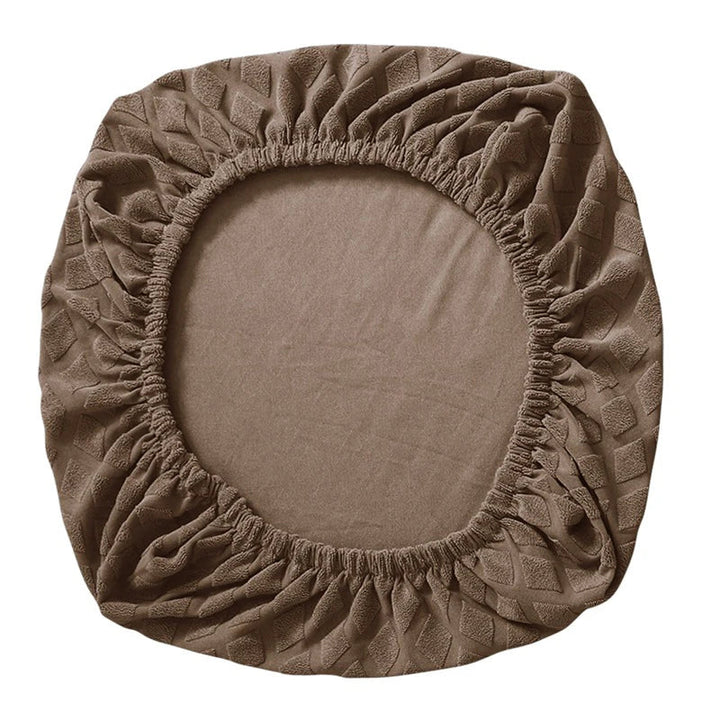 BowLift | Spandex elastic office chair cover Jacquard seat covers pineapple mesh fleece protective cover elastic computer seat protector