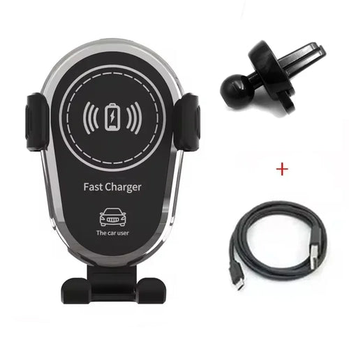BowLift | Voltano Auto Phone Holder | Wireless & Fast Charging | Automatically Locking | For Air Vent