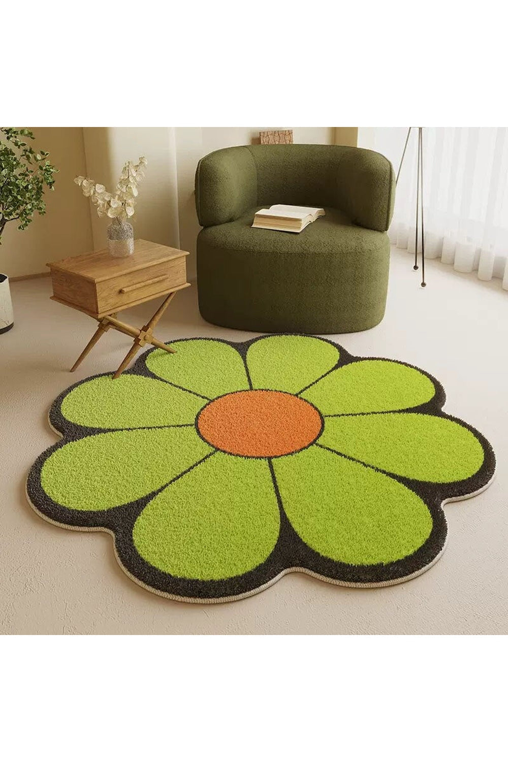 Floral Decor Rug | Bowlift