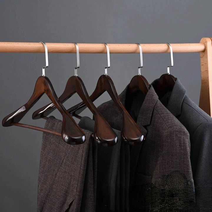 BowLift | Luxury Wooden Clothes Hangers with Curved Design
