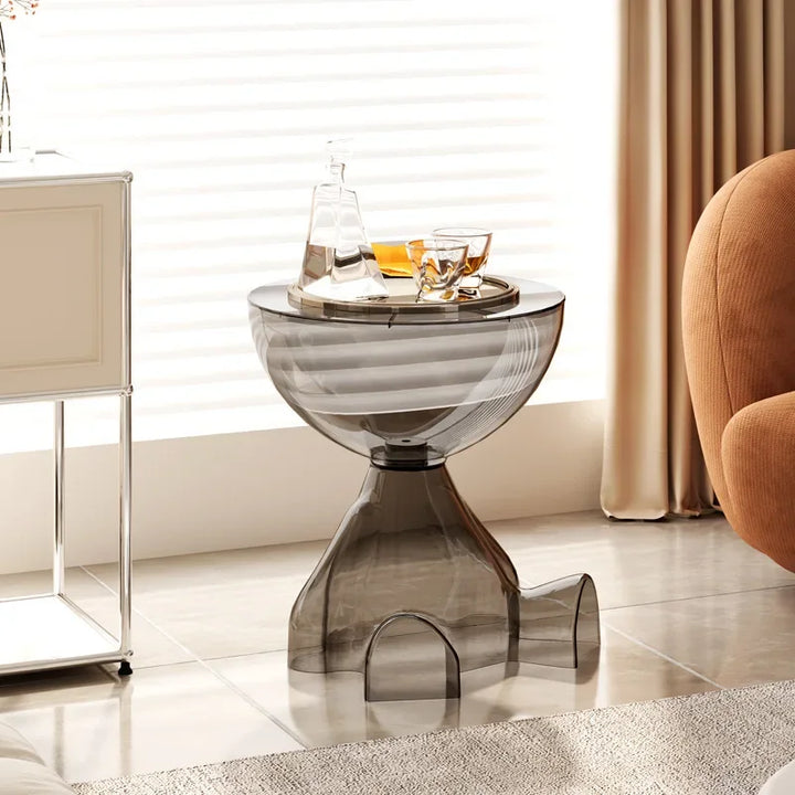 BowLift | Space-saving Plastic Side Table