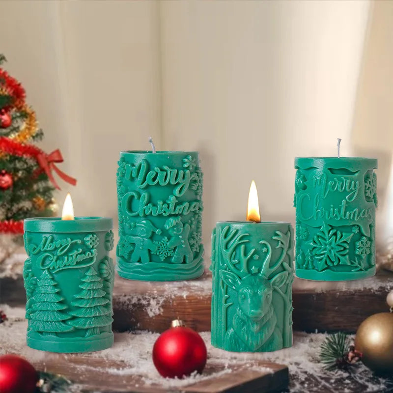 BowLift | Elegant 3D Candle Silicone Mold with Decorative Pattern