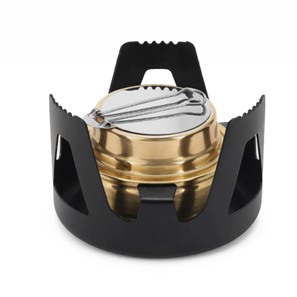 BowLift | Flamero Outdoor Spirit Stove | Adjustable Flame | 360° All-Around Combustion | Compact & Stable