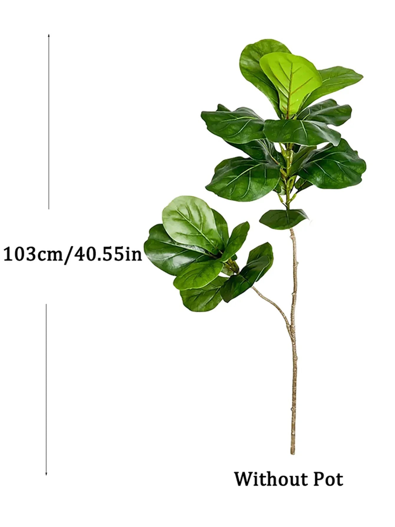 BowLift | Floraviva Artificial Plant Ficus | Realistic Appearance | 70–135 cm | For Indoor & Outdoor