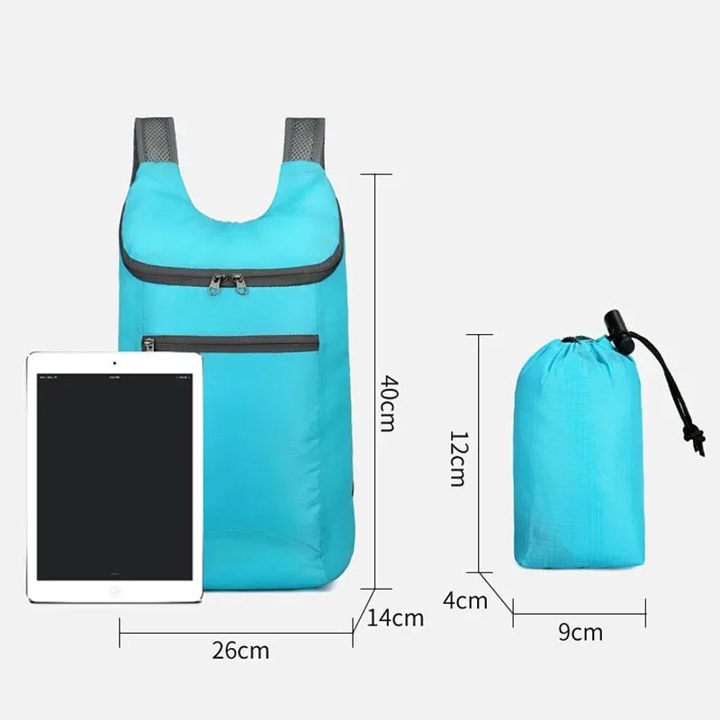 BowLift | SkyFold LitePack | Foldable Outdoor Backpack 20L | Waterproof & Ultralight | For Travel, Hiking & Leisure | Unisex