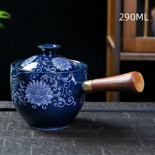 BowLift | Traditional Harmony Ceramic Rotating Teapot