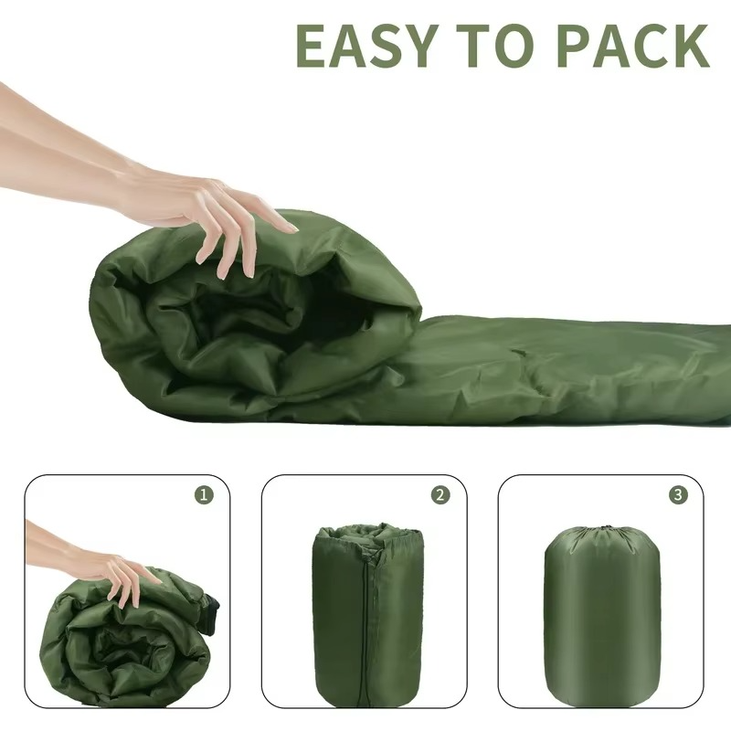BowLift | Ultralight Waterproof 4 Season Camping Sleeping Bag for Backpacking and Hiking