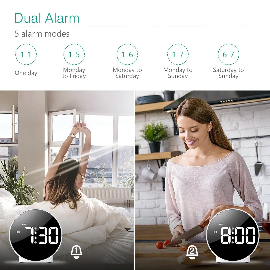 BowLift | Light Source Digital Table Clock