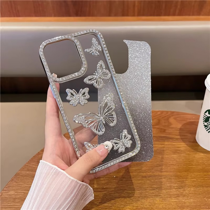 BowLift | Luxury Glitter Butterfly Rhinestone Case for iPhone