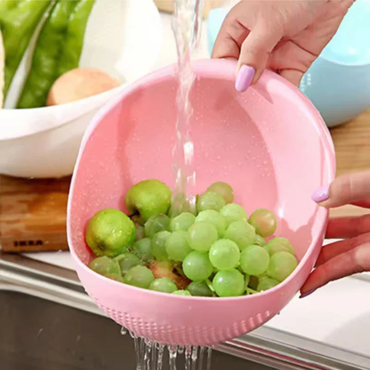 BowLift | KlarSieb Multifunctional Strainer | Travel Strainer & Draining Basket | For Fruits, Vegetables & Rice | Ergonomic Design