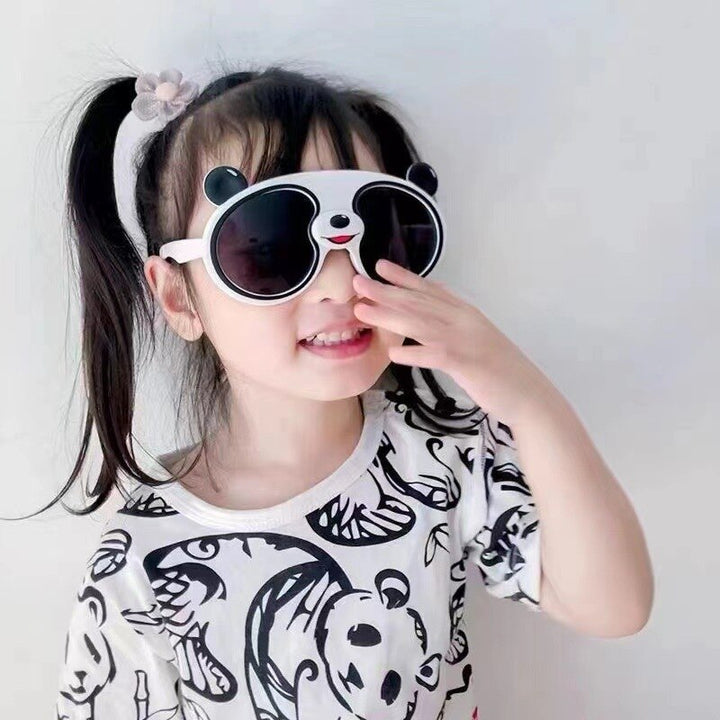 BowLift | Cute Panda Soft Bracket Kids Sunglasses