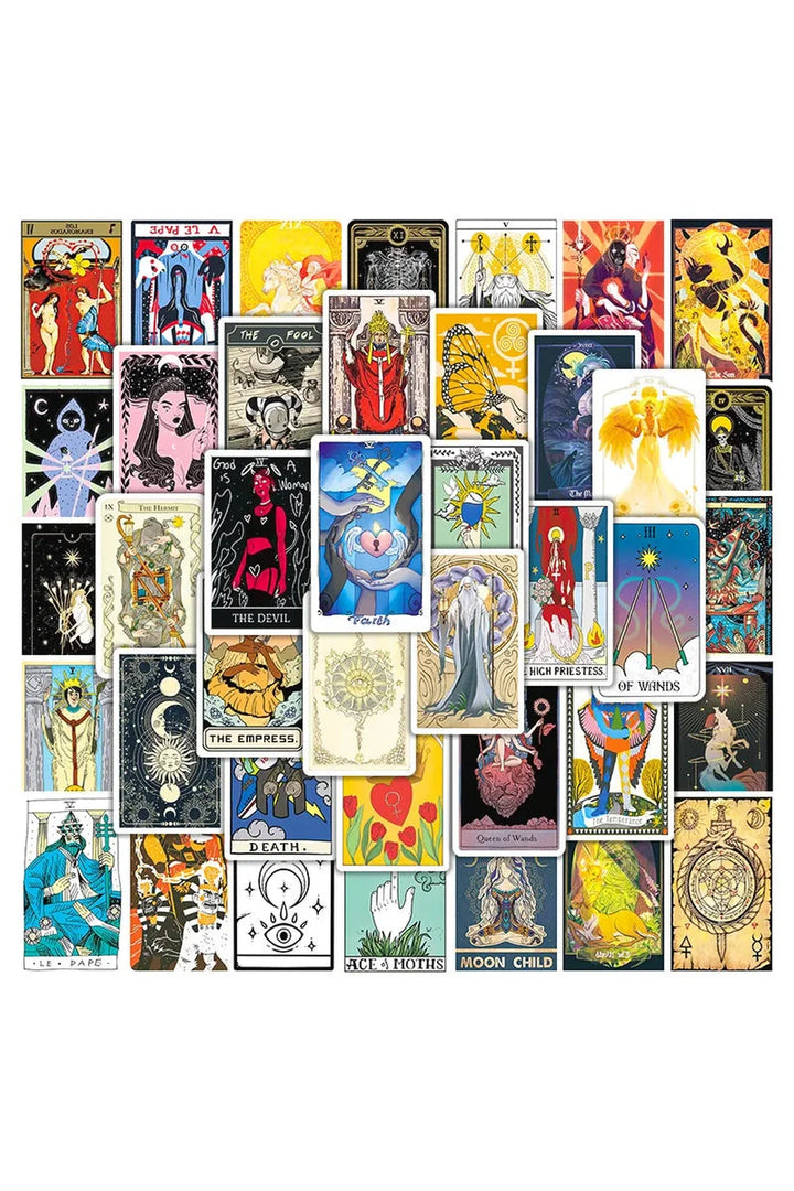 Tarot Doodle Scrapbooking Stickers | Bowlift