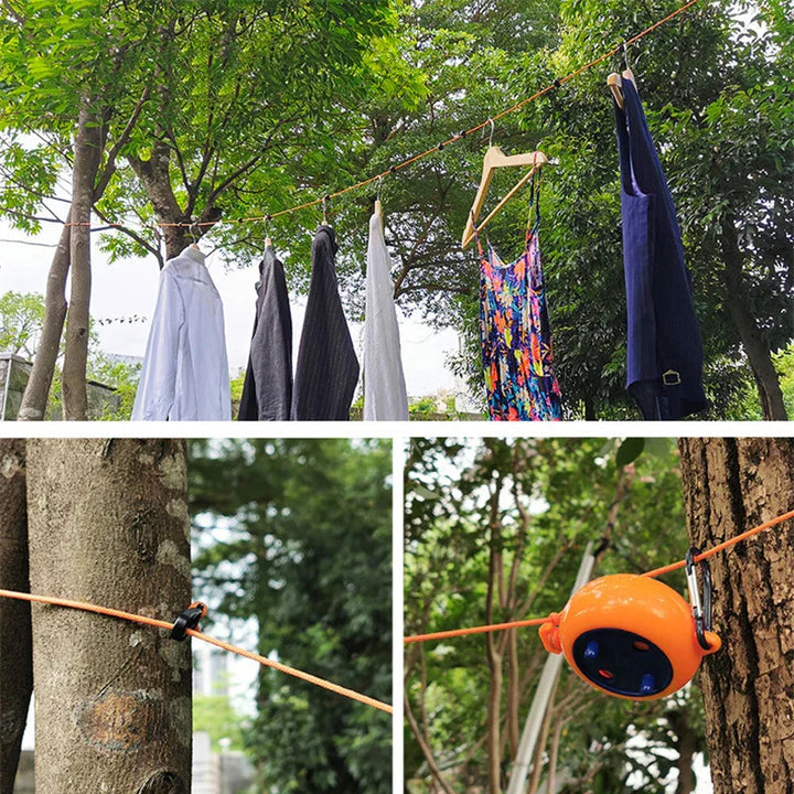 Adjustable Retractable Portable Travel Friendly Clothesline | Bowlift