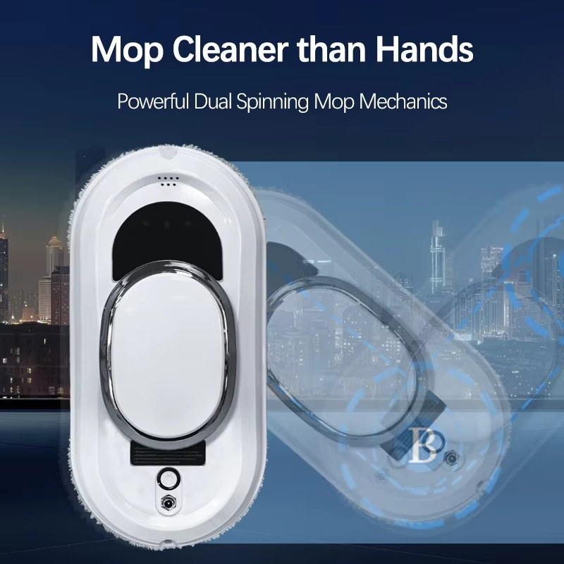 BowLift | Smart Window Cleaning Robot With Remote Control And Safety Rope