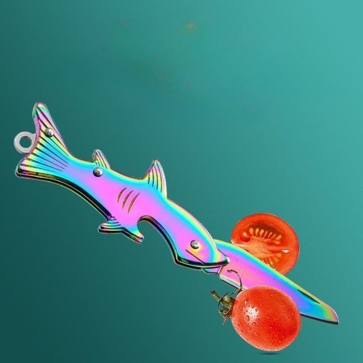 Sharp Shark Multifunctional Toothpick Knife Keychain | Bowlift