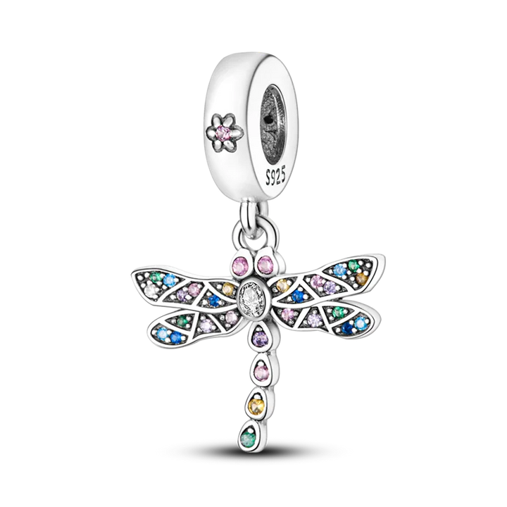 BowLift | 925 Silver Golden Leopard Charms Beads Colorful Chameleon Rhinoceros Lion Scarab Cat Pendant Compatible with Original Pandora Bracelet Jewelry