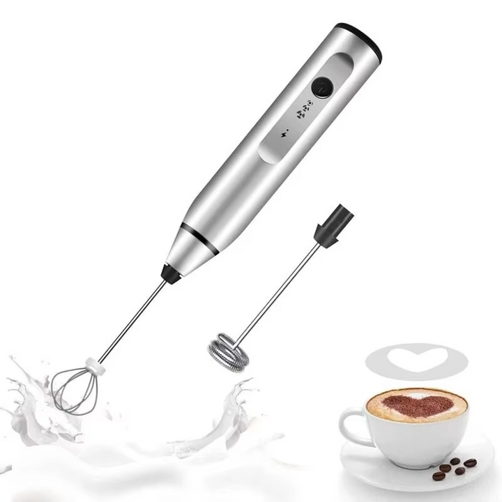 BowLift | Portable USB Electric Milk Frother Handheld Coffee Whisk and Mini Food Blender