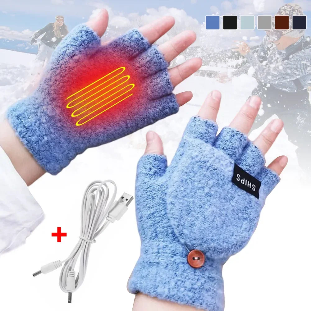 USB Rechargeable Warm Wave Heated Gloves | Bowlift