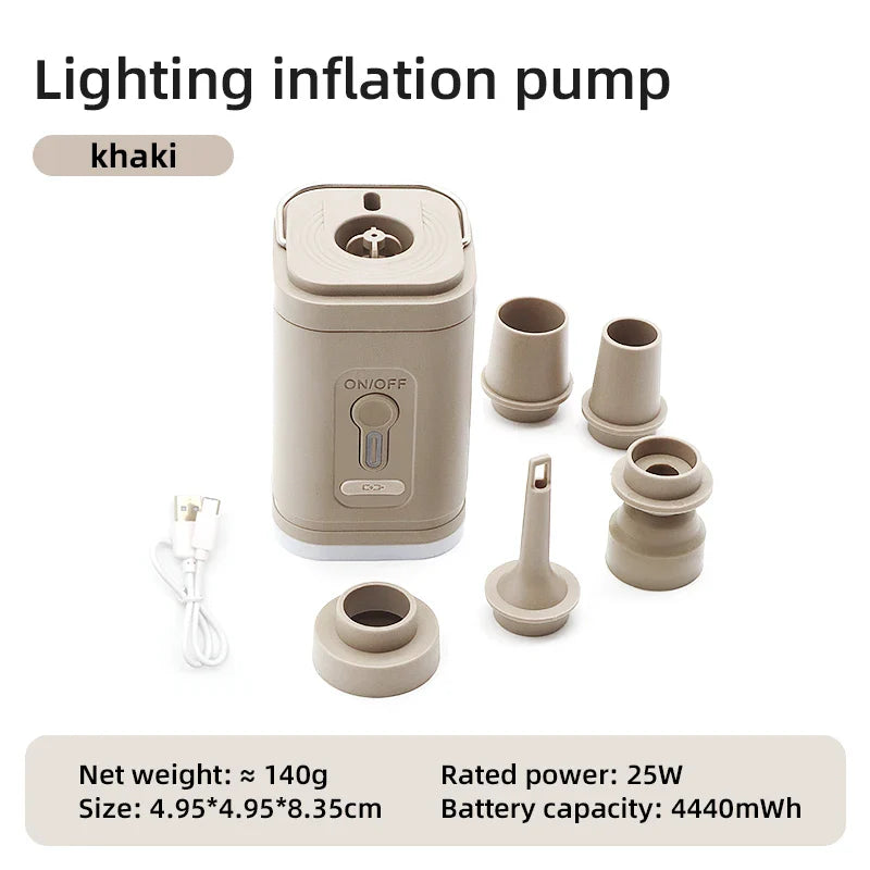BowLift | 3 in 1 Electric Mini Wireless Air Compressor