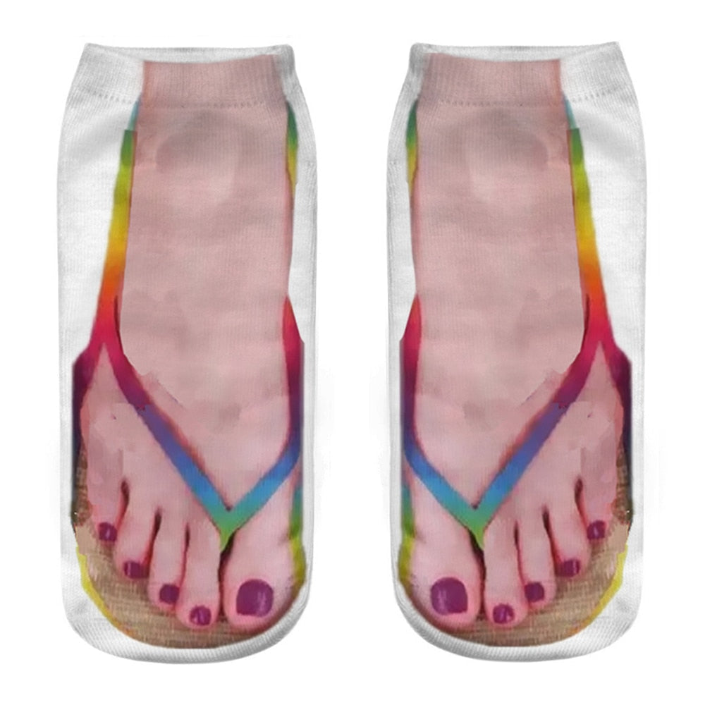 BowLift | 3D Printed Funny Creative Ankle Socks