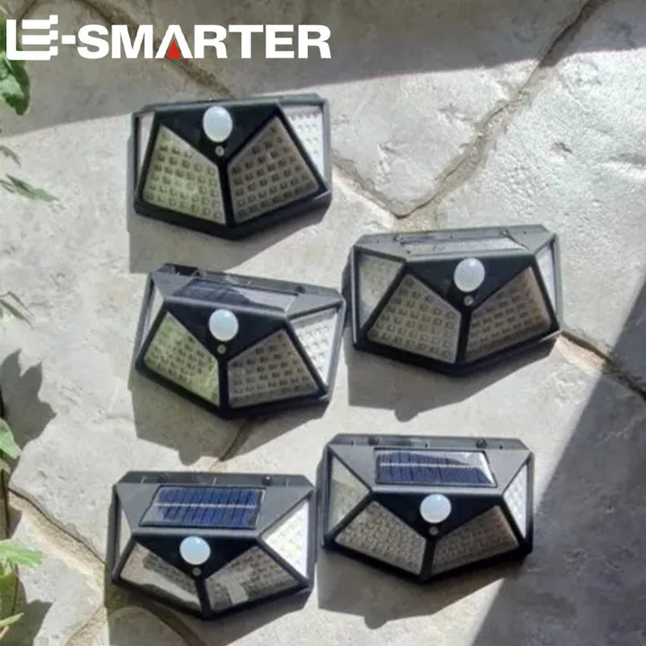 Solar Wall Light Outdoor 100 LED with Motion Sensor | Bowlift