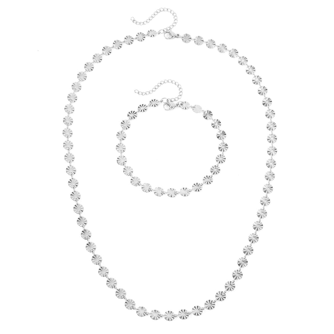 BowLift | Circle Spiral Bracelet and Necklace Set