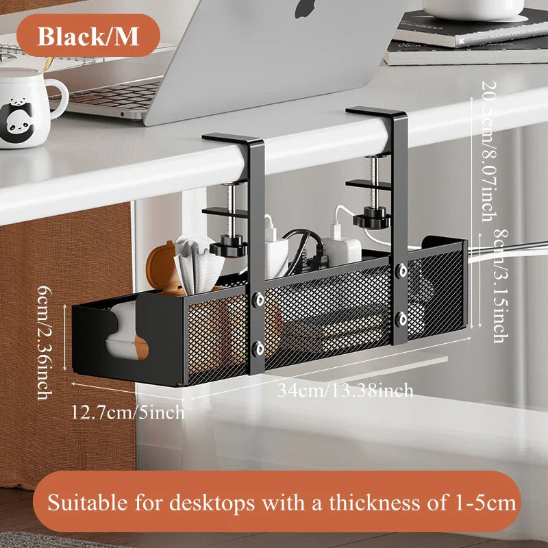 Cable management under the desk | Bowlift