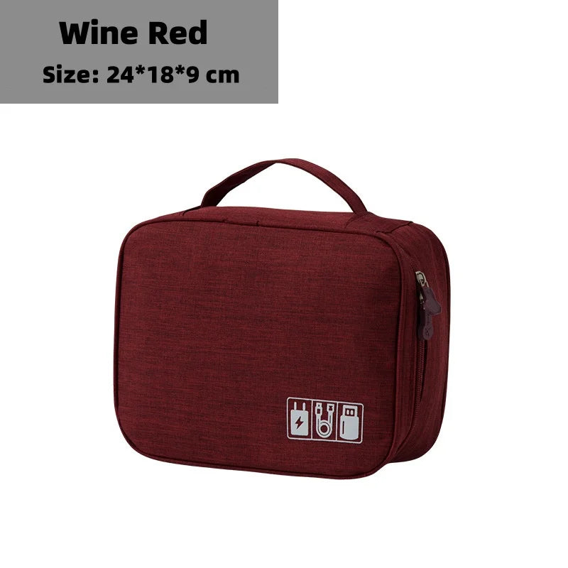 BowLift | Travio Toiletry Bag | Water Repellent & Compact | 6 Colors | 24×18×9 cm