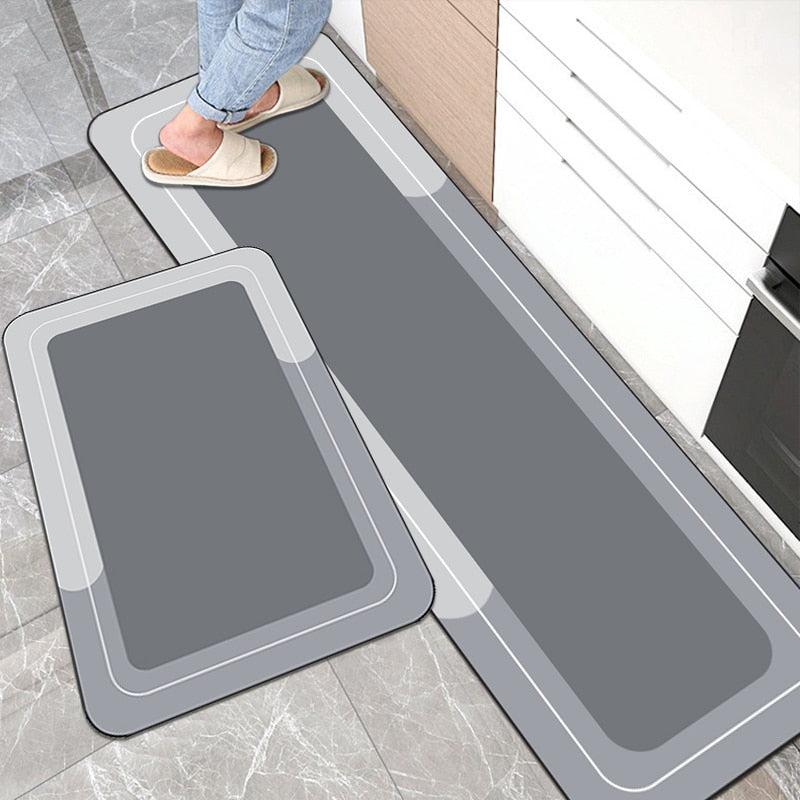 Modern Water Absorbent Anti-slip Area Rugs | Bowlift