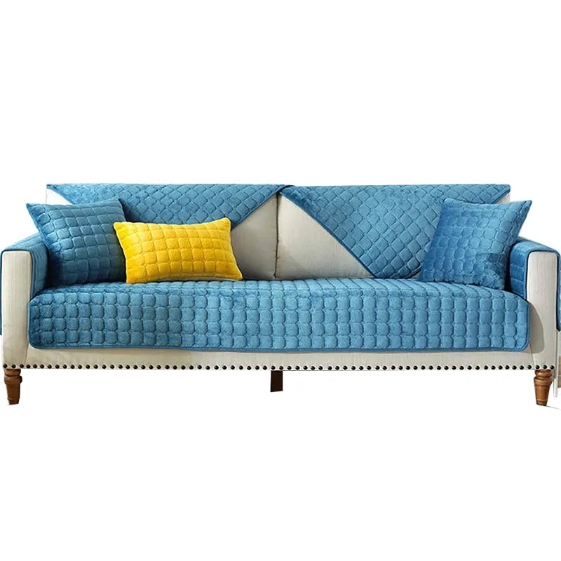 BowLift | Cozy Soft Thick Plush Non-Slip Sofa Cover