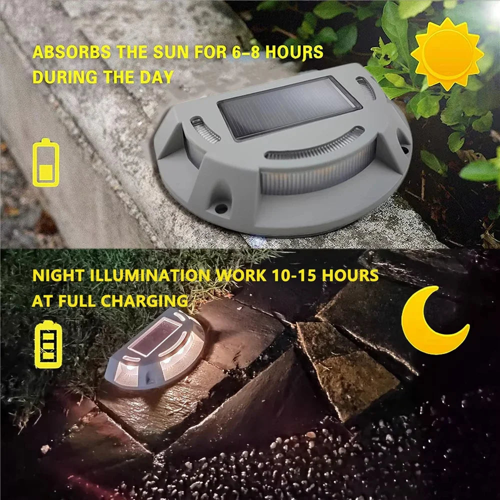 BowLift | Lumivance Solar-Step Light 2-in-1 | Warm White & Cool White | Waterproof IP65 | For Outdoors, Steps, Pathways & Driveway