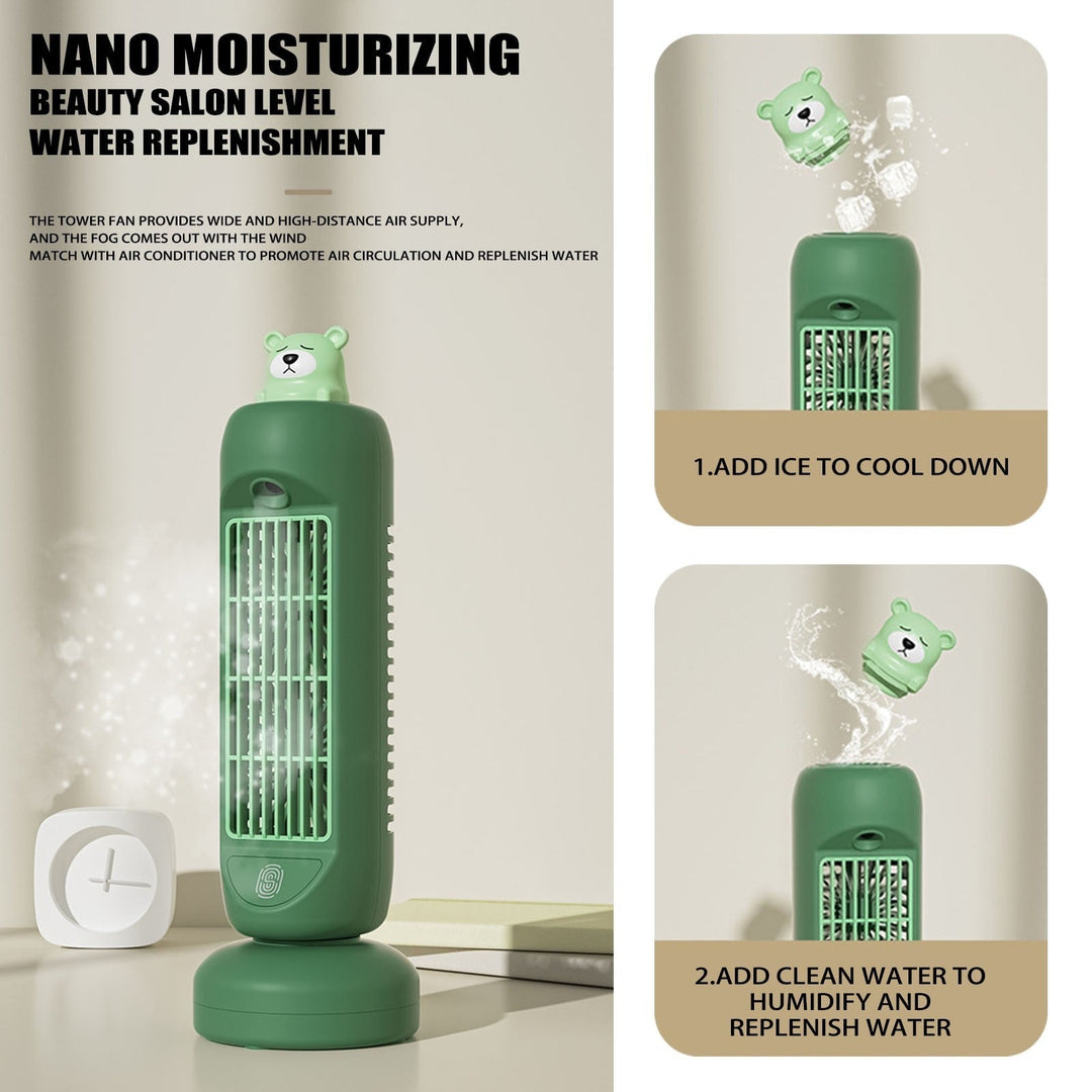 Mini Bear Air Cooler Humidifier Fan | Bowlift
