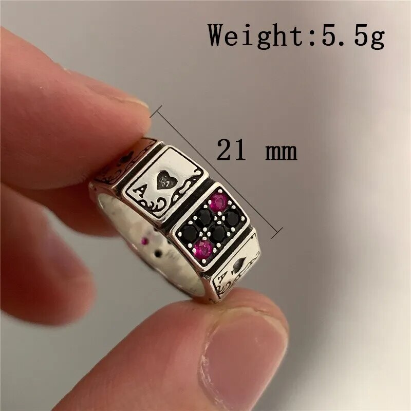 BowLift | Adjustable Playing Cards Open Cuff Rings