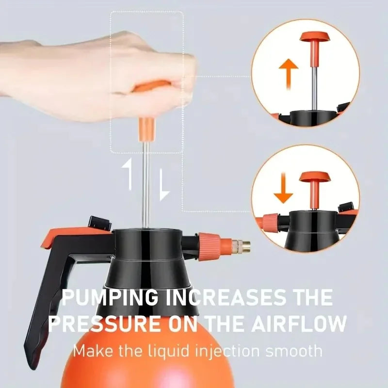 BowLift | Spray Bottle Plantura | 2L Garden Sprayer | Adjustable Nozzle & Hand Pump | For Plant & Flower Care