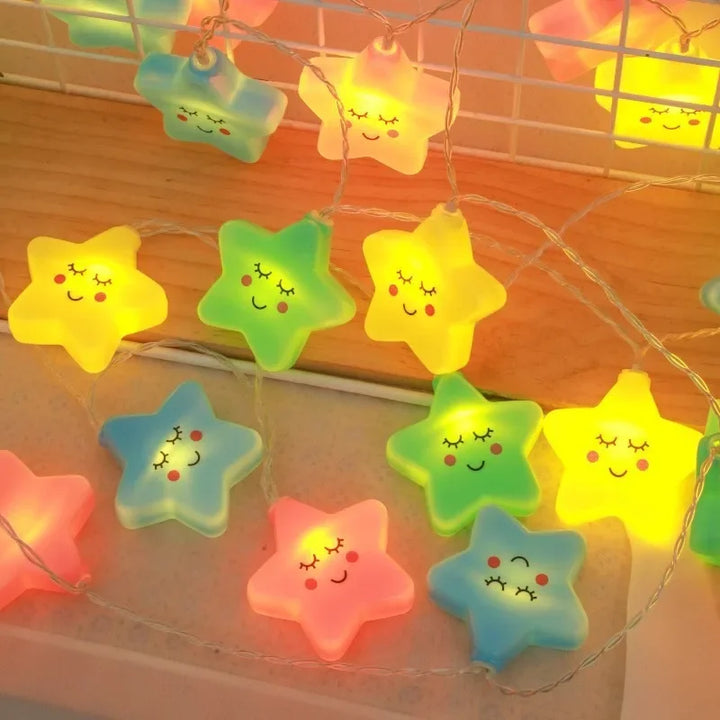 BowLift | StellaLume LED Star String Lights | USB & Battery Operated | Warm White | For Living Room, Garden, Wedding & Christmas