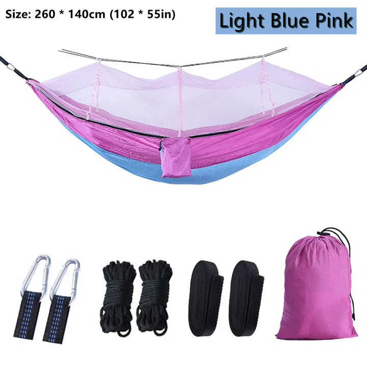 BowLift | NatureRest Hammock | Integrated Mosquito Net | Compact & Breathable