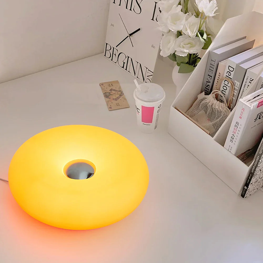 BowLift | Table lamp Luminoro Bauhaus | USB & Touch | RGB 16 colors with remote control | Ambient light for living & bedroom