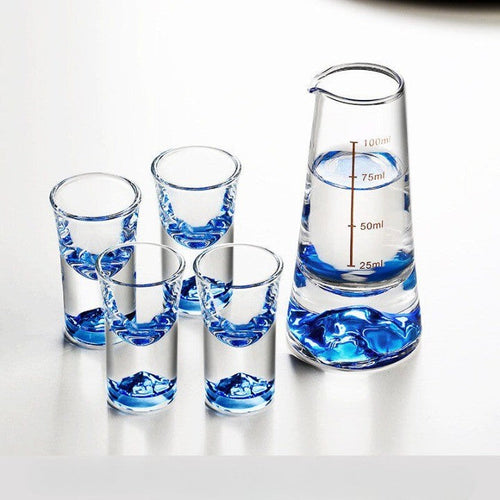Japan Style Lead-Free Mountain Glass Set | Bowlift