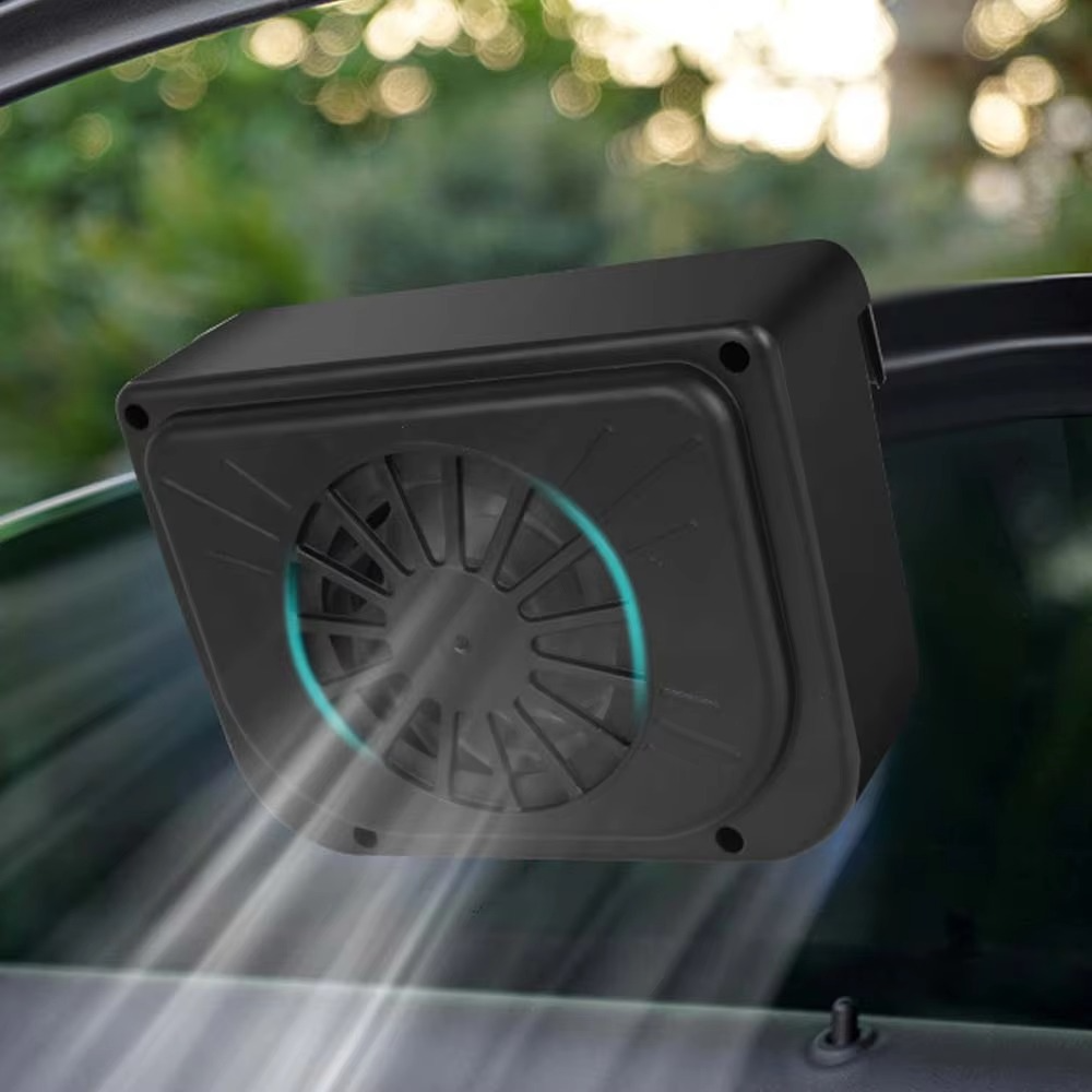 Solar-Powered Car Ventilation Fan for Odor and Smoke Elimination | Bowlift