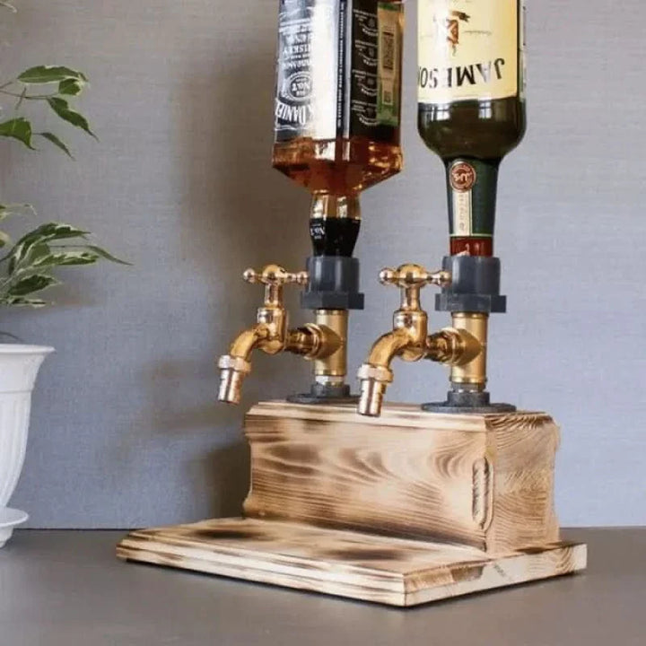 BowLift | Wooden Beverage Dispenser – 5L Drink Server with Tap