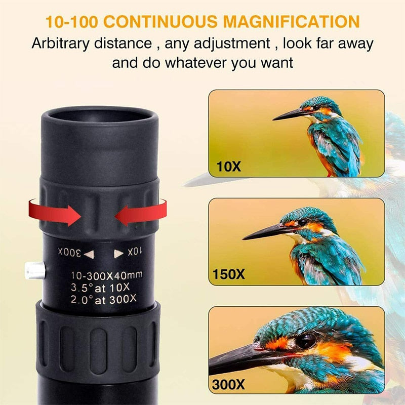 BowLift | 10-300X Zoom Telescope for Mobile Phone