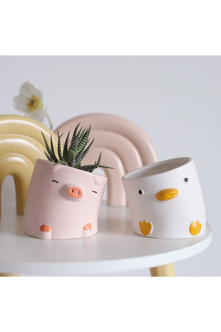 Animal Ceramic Flower Pot | Bowlift