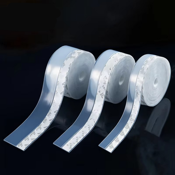 BowLift | 16.4 Ft Transparent Self-Adhesive Door Weatherstrip