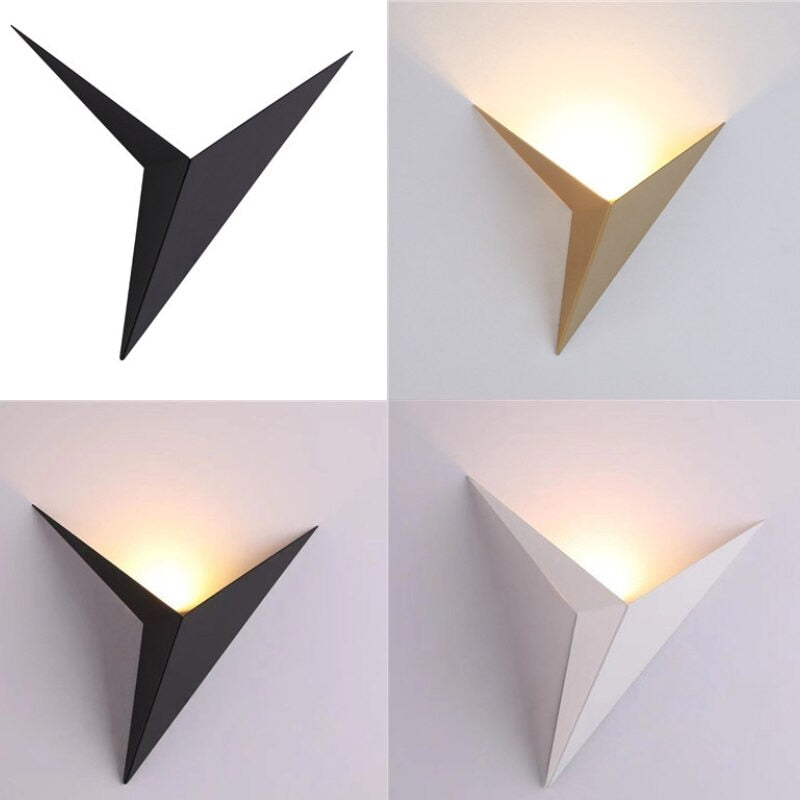 BowLift | TriGlow – Triangular Wall Lamp for Sleek, Modern Lighting