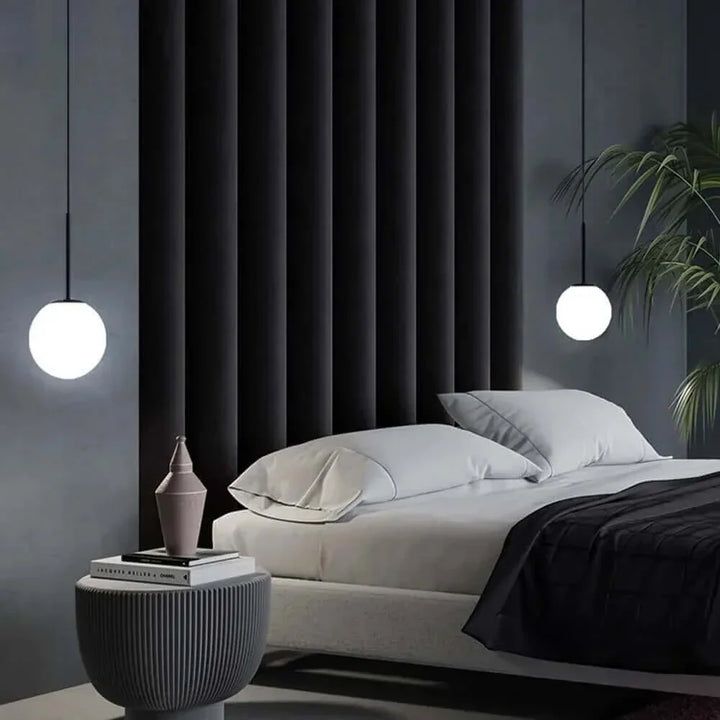 BowLift | Mid-Century Modern Glass Ball Pendant Light