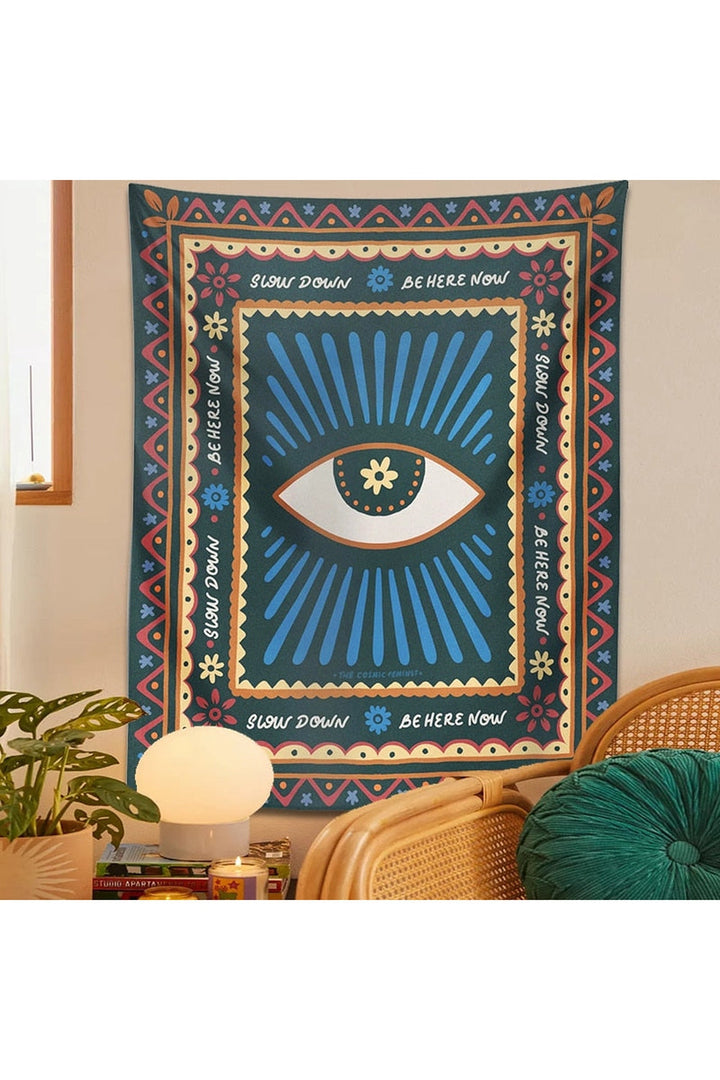 Psychedelic Eye Wall Tapestry | Bowlift